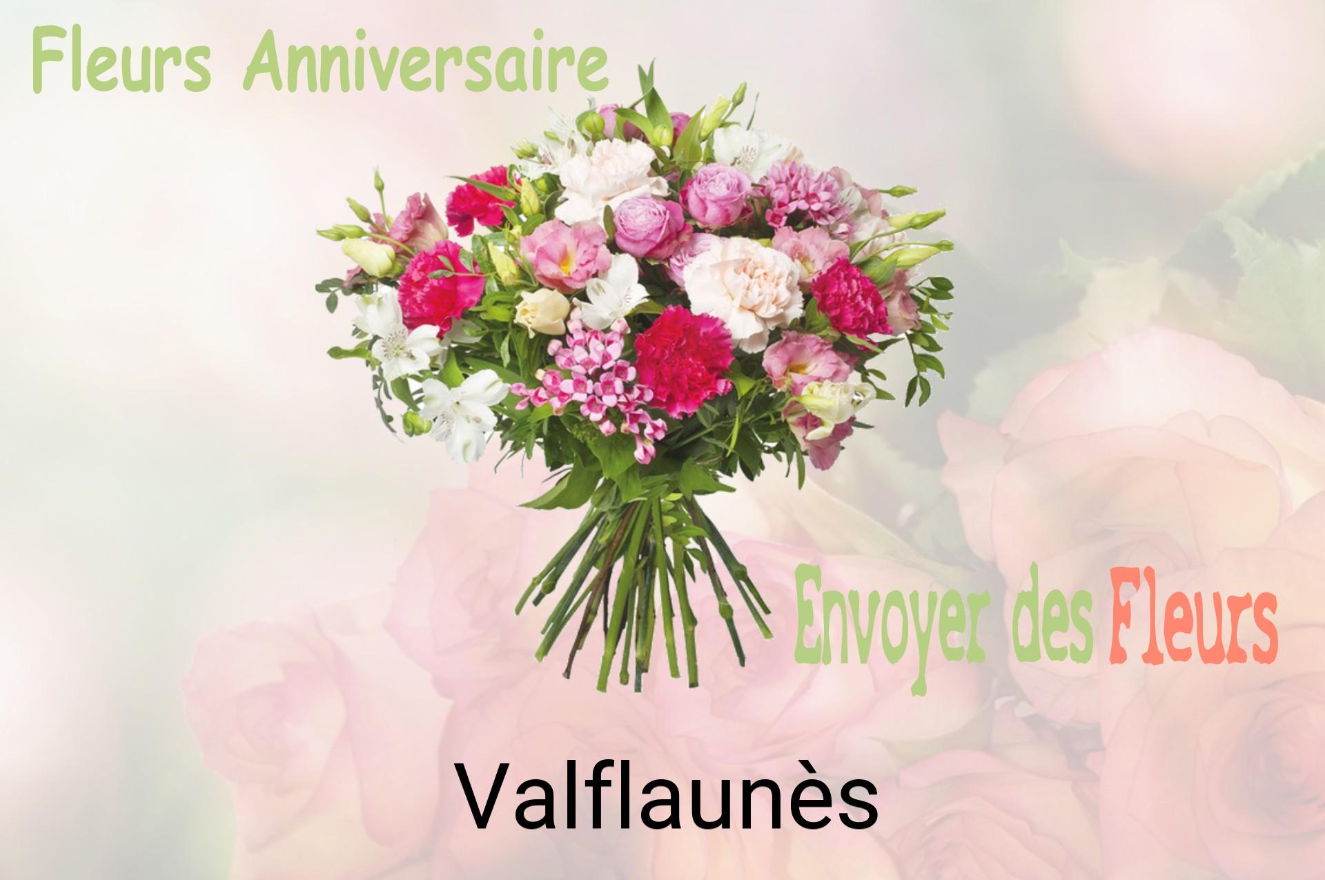 Bouquet de fleurs d’anniversaire livré à Valflaunès